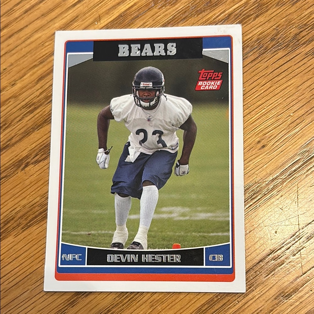 Devin Hester Bears Rookie Card